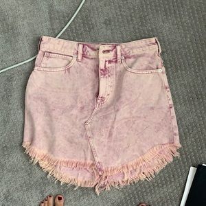 Free People Denim skirt